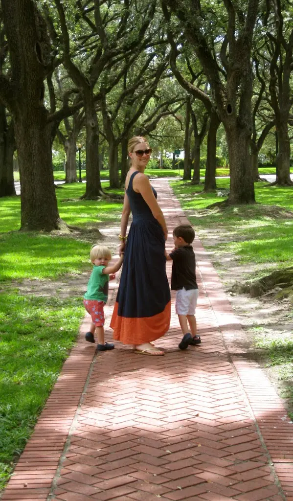 C. Style Blog, cstyleblog, c style blog, fashion, style, carly lee, carley lee, french connection navy and orange dress, j. silver, burberry sunglasses, nashelle, j. crew flip flops, michael kors watch C. Style Blog- French Connection Colorblock Cotton Tank Dress