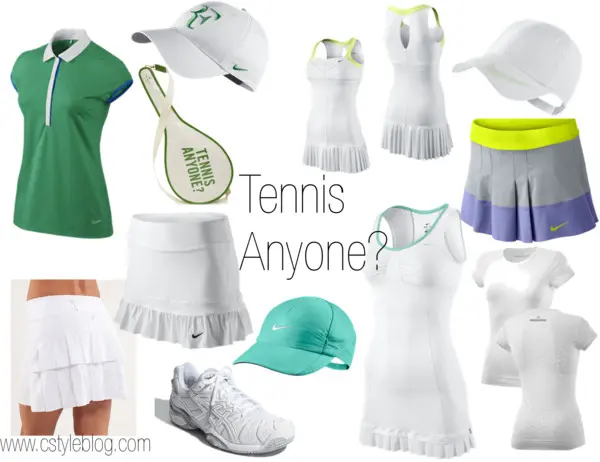 C. Style Blog - Tennis Anyone? Tennis outfit ideas, trendy tennis outfit, how to dress for tennis, lululemon tennis skirt, nike tennis shirt, adidas tennis shoes, carly lee, c-style blog, c. style blog, cstyleblog, lands end canvas tote, nike tennis, maria's tennis dress, nike tennis dress, lululemon skirt, adidas tennis shoes, asic tennis shoes