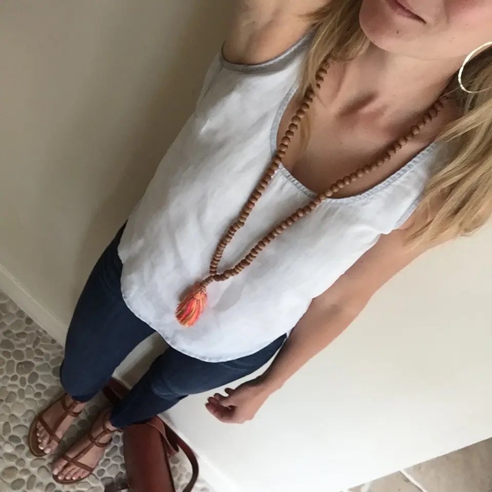 Anthropologie Whitewashed Chambray Tank by Cloth & Stone Anthropologie Whitewashed Chambray Tank by Cloth & Stone