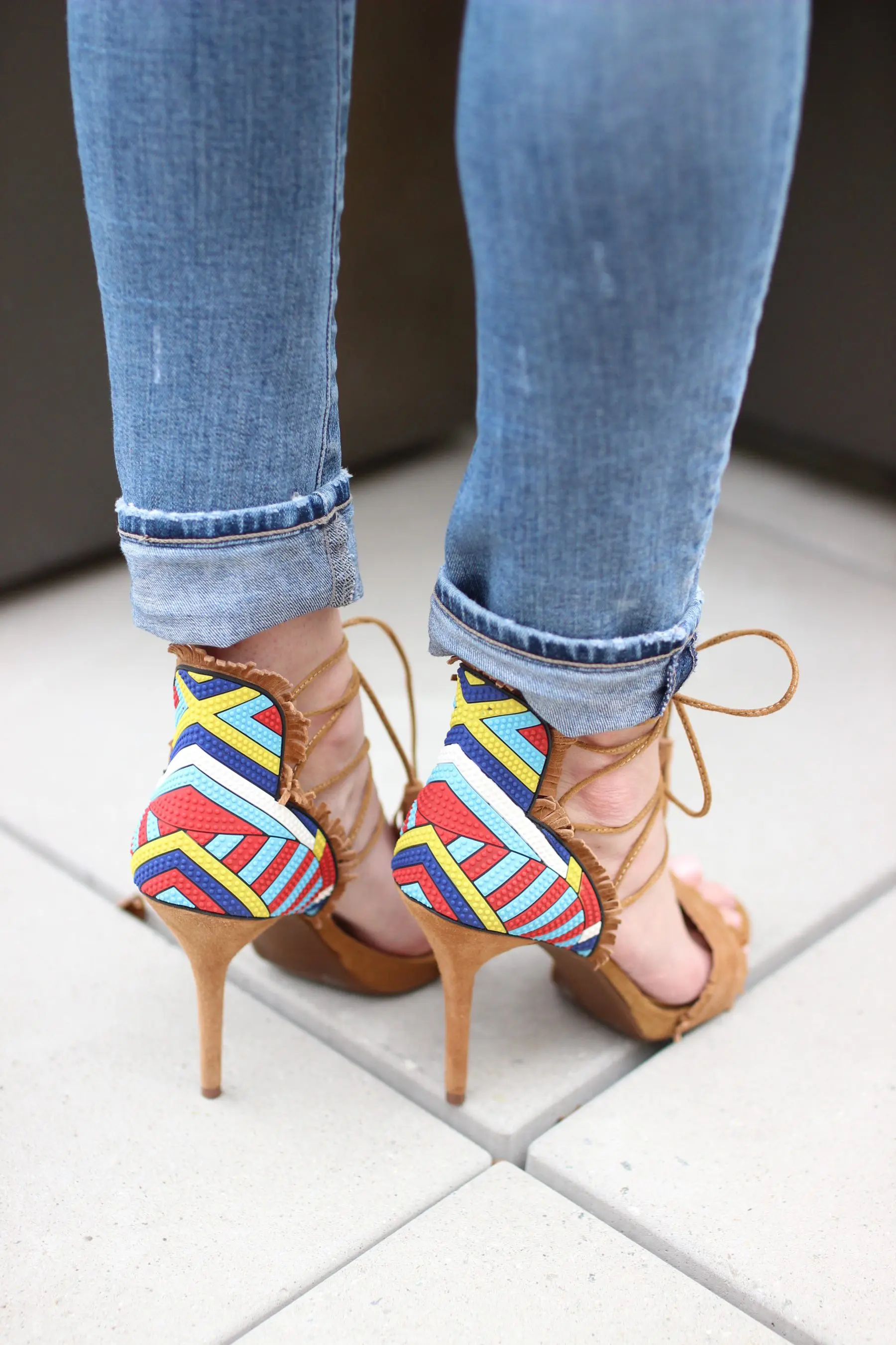 Jessica Simpson 'Basanti' Fringe Lace-Up Sandal (Women) Jessica Simpson 'Basanti' Fringe Lace-Up Sandal (Women)