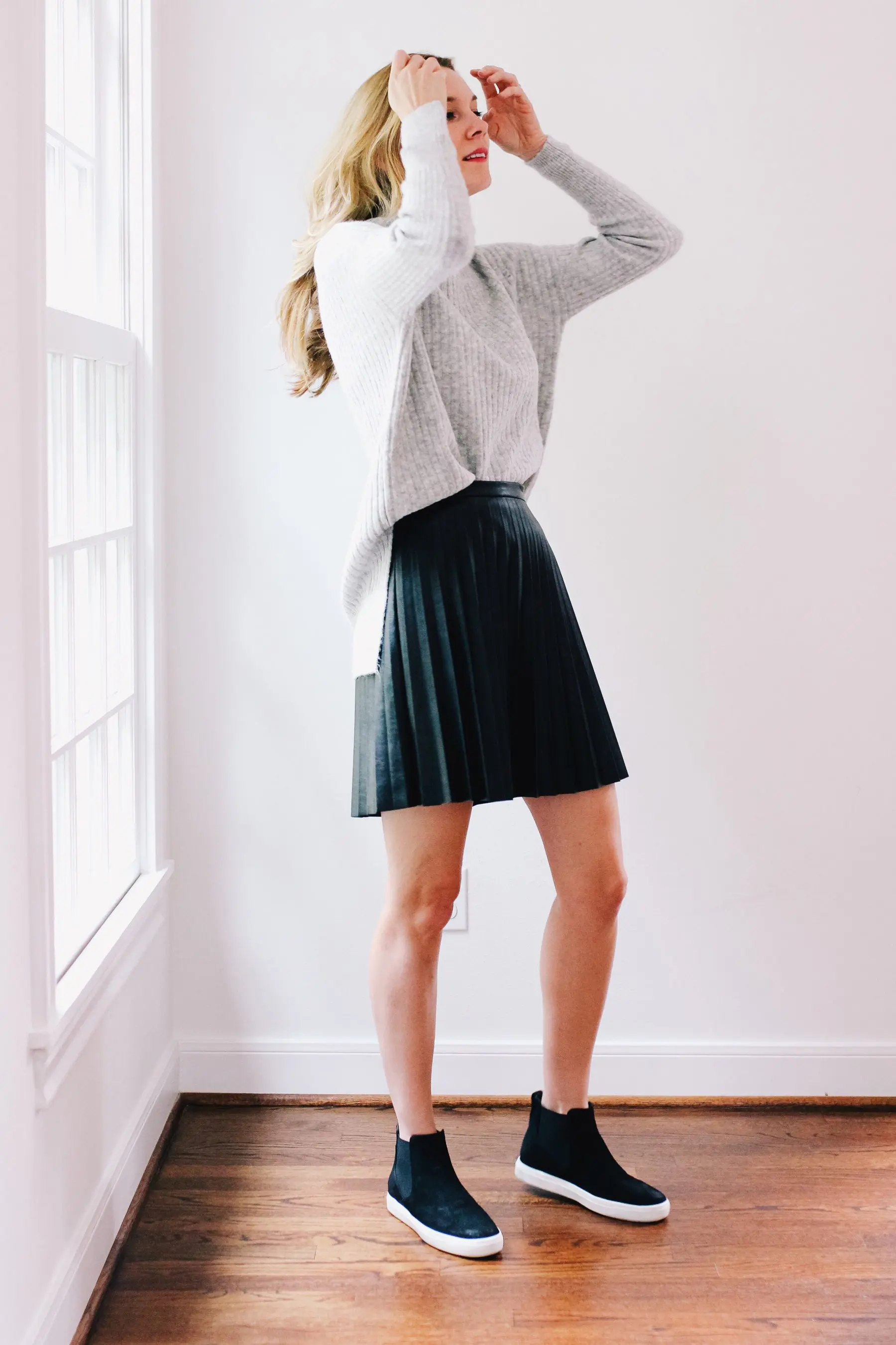 Oversized Funnel Neck Sweater TOPSHOP