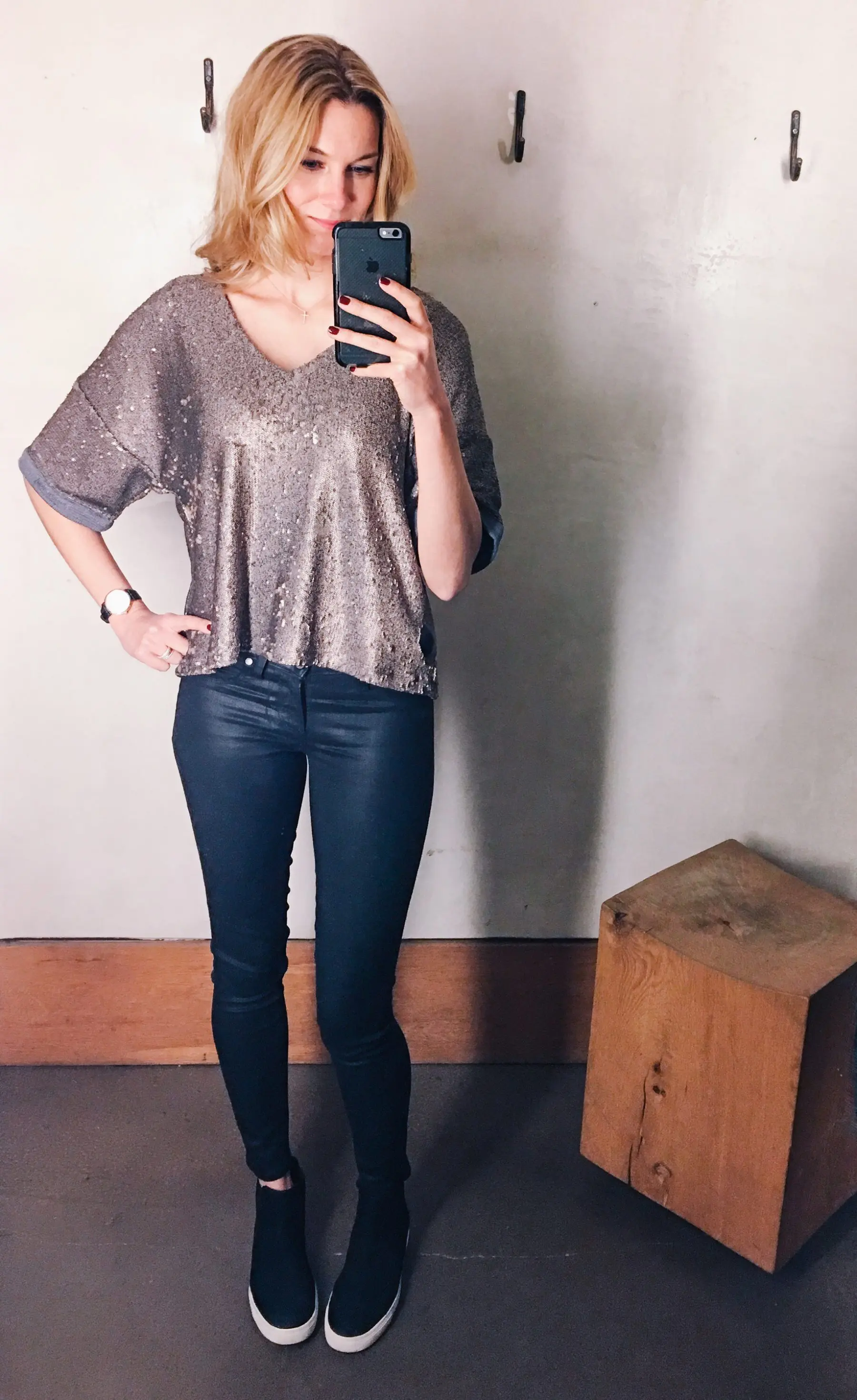 Anthropologie Sequin Tee Anthropologie Sequin Tee