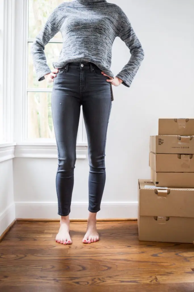 7 For All Mankind b(air) High Waist Skinny Jeans