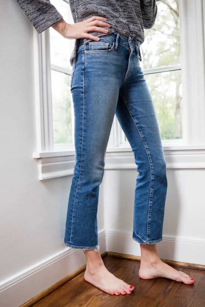 Frame Crop Mini Boot Jeans