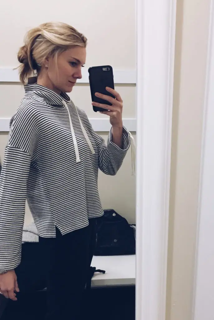 Black and white Madewell tee