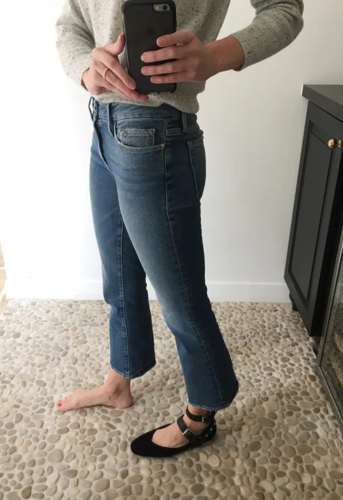 Frame Crop Mini Boot Jeans