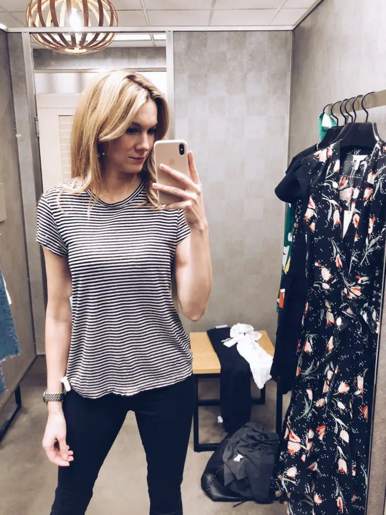 C. Style Blog Houston Stylist Shares Favorite Finds (A New Favorite Tee, A Few Easter Dresses, A Pair of Transition Jeans, and An Amazing Jacket)