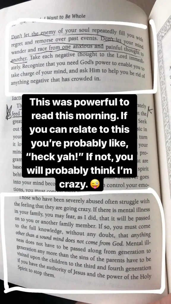 C. Style Blog Shares about the book Lord, I want to be whole