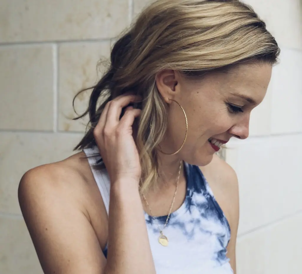 Large Argento Vivo Gold Hoops