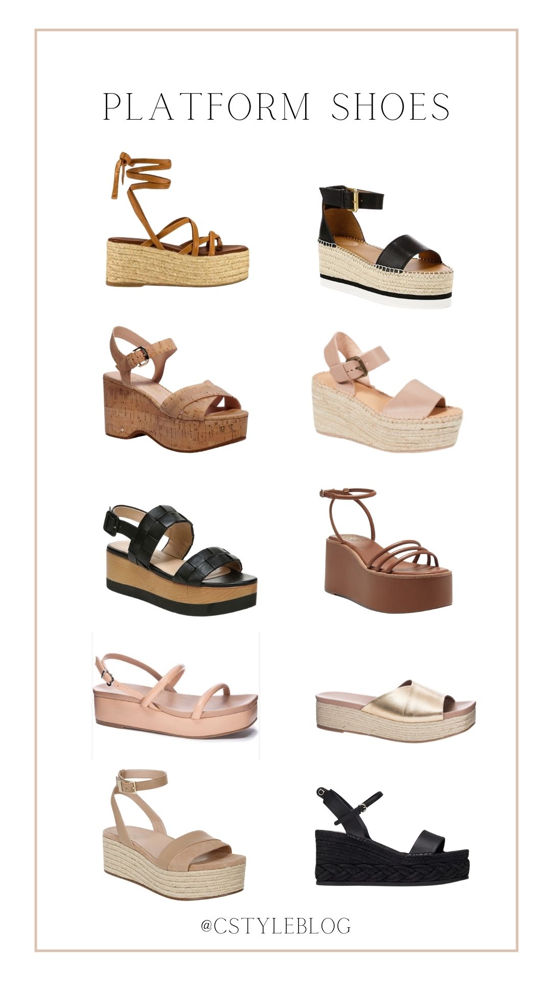 platform shoes style